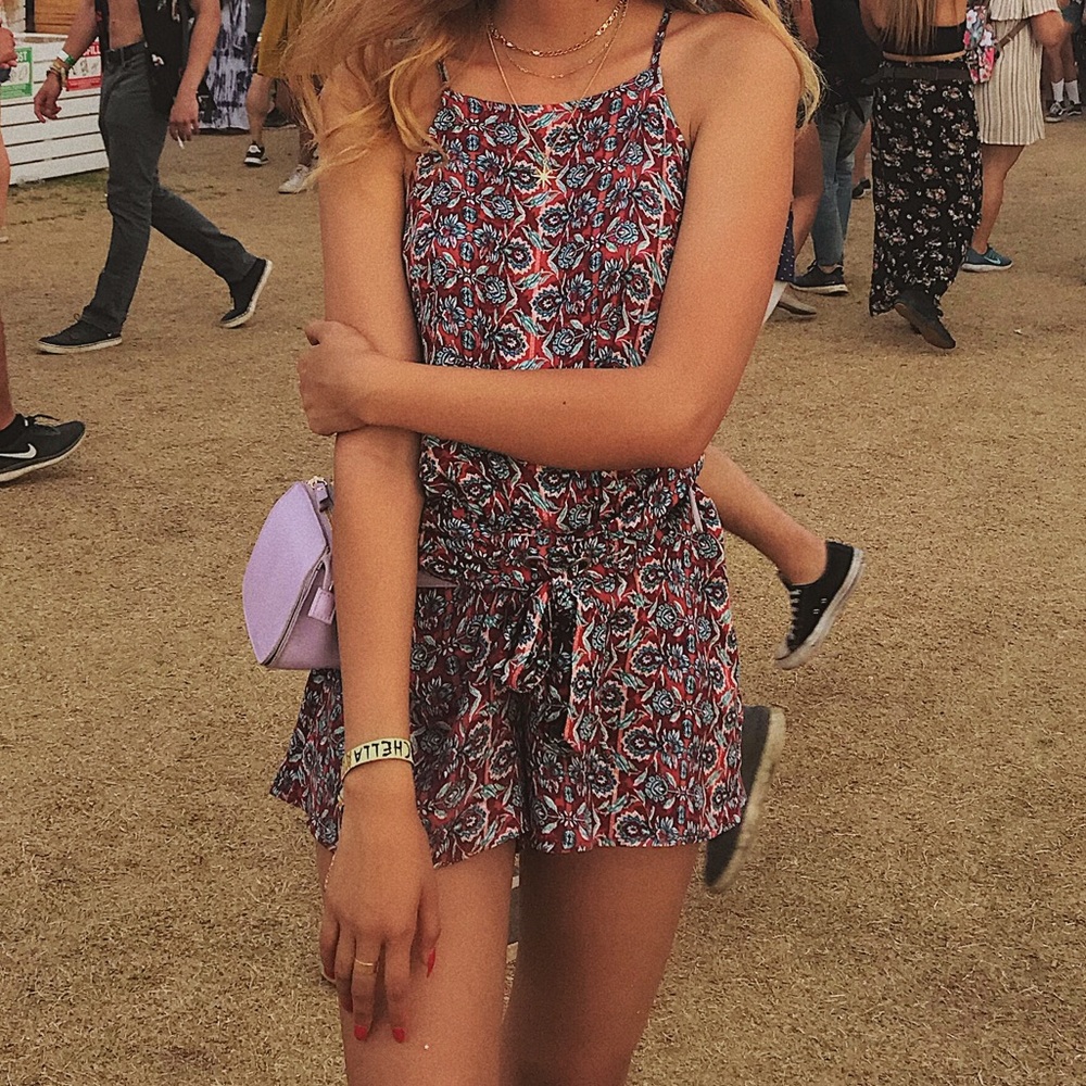 Halter neck romper